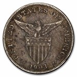1903-S Philippines Silver 1 Peso VF