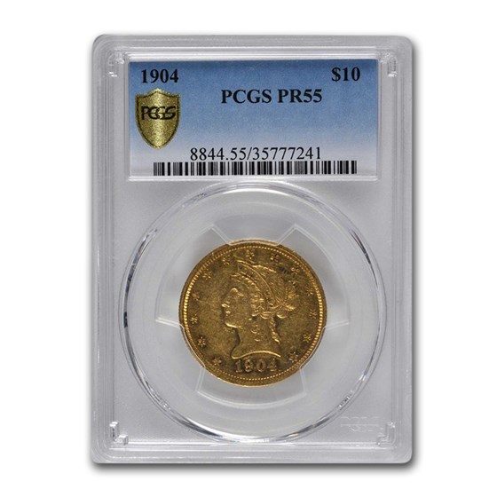 1904 $10 Liberty Gold Eagle PR-55 PCGS 1904 $10 Liberty Gold Eagle PR-55 PCGS