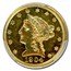 1904 $2.50 Liberty Gold Quarter Eagle MS-61 PCGS (PL)