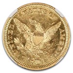 1904 $2.50 Liberty Gold Quarter Eagle MS-63 NGC (PL)