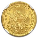 1904 $2.50 Liberty Gold Quarter Eagle MS-66+ NGC CAC