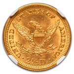 1904 $2.50 Liberty Gold Quarter Eagle MS-66 NGC