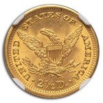 1904 $2.50 Liberty Gold Quarter Eagle MS-66 NGC