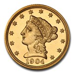 1904 $2.50 Liberty Gold Quarter Eagle PR-64+ DCAM PCGS CAC
