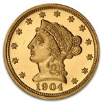 1904 $2.50 Liberty Gold Quarter Eagle PR-66 Cameo PCGS