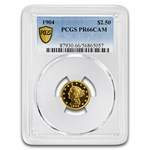 1904 $2.50 Liberty Gold Quarter Eagle PR-66 Cameo PCGS