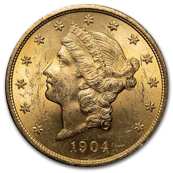 1904 $20 Liberty Gold Double Eagle BU 1904 $20 Liberty Gold Double Eagle BU