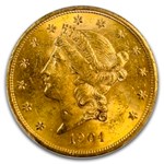 1904 $20 Liberty Gold Double Eagle MS-62 PCGS