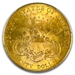 1904 $20 Liberty Gold Double Eagle MS-62 PCGS