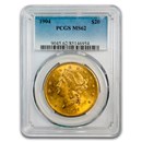1904 $20 Liberty Gold Double Eagle MS-62 PCGS