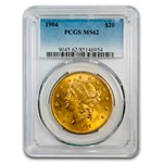 1904 $20 Liberty Gold Double Eagle MS-62 PCGS