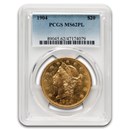 1904 $20 Liberty Gold Double Eagle MS-62 PL PCGS