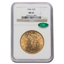 1904 $20 Liberty Gold Double Eagle MS-63 NGC CAC
