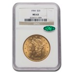 1904 $20 Liberty Gold Double Eagle MS-63 NGC CAC