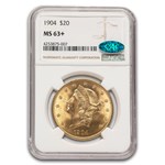 1904 $20 Liberty Gold Double Eagle MS-63+ NGC CAC