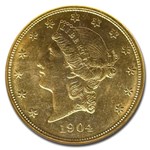 1904 $20 Liberty Gold Double Eagle MS-63 NGC