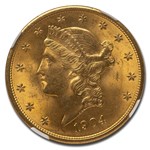 1904 $20 Liberty Gold Double Eagle MS-64+ NGC