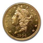 1904 $20 Liberty Gold Double Eagle MS-64* NGC
