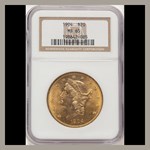 1904 $20 Liberty Gold Double Eagle MS-65 NGC