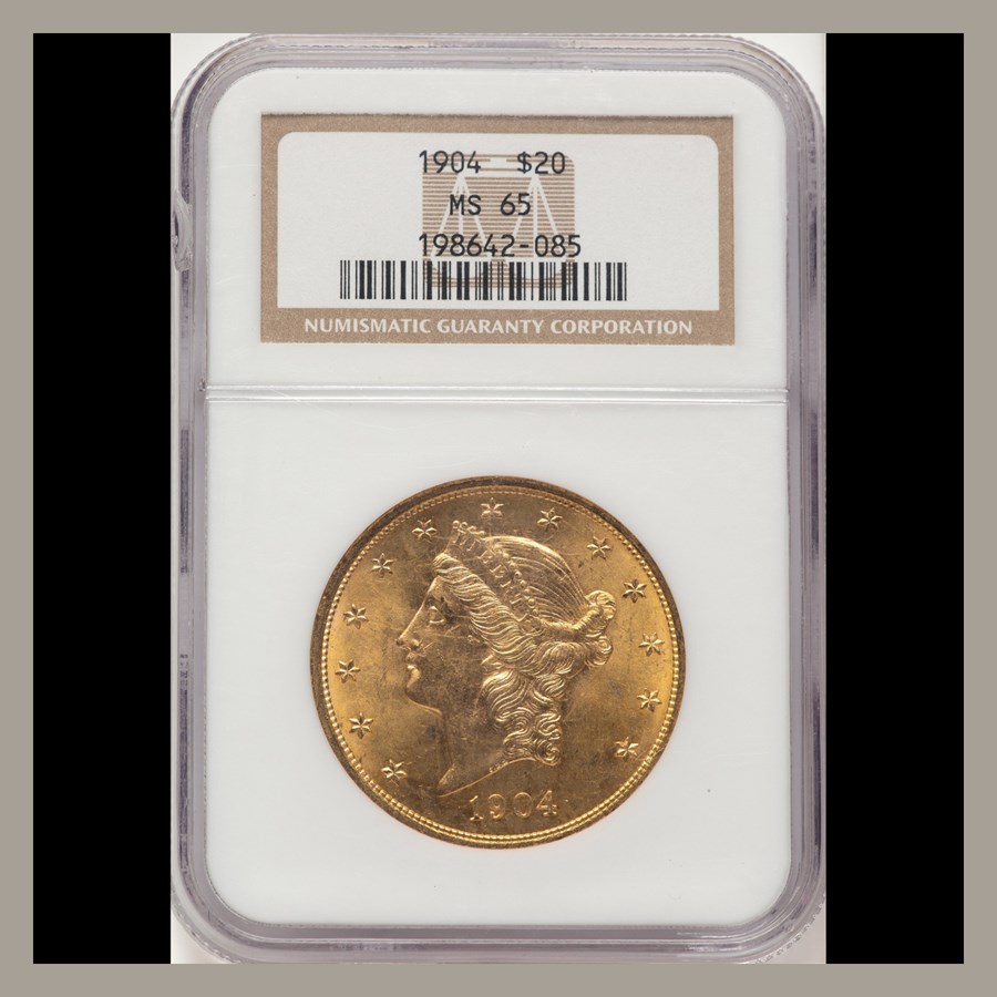 1904 $20 Liberty Gold Double Eagle MS-65 NGC