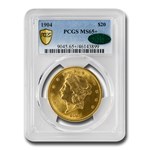 1904 $20 Liberty Gold Double Eagle MS-65+ PCGS CAC