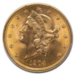 1904 $20 Liberty Gold Double Eagle MS-66 PCGS