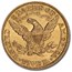 1904 $5 Liberty Gold Half Eagle AU