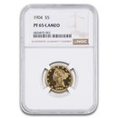 1904 $5 Liberty Gold Half Eagle PF-65 Cameo NGC