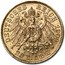 1904-A Germany Gold 20 Marks Prussia Wilhelm II BU