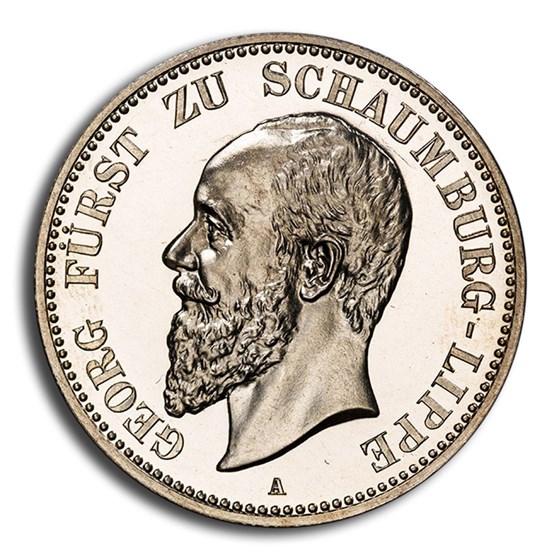 1904-A Germany Silver 2 Mark Georg PR-64 PCGS (Sch-Lip)