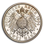 1904-A Germany Silver 2 Mark Georg PR-64 PCGS (Sch-Lip)