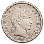 1904 Barber Dime AU