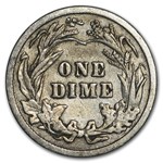 1904 Barber Dime Fine