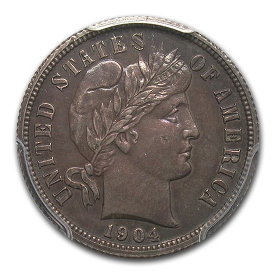 1904 Barber Dime PR-63 PCGS 1904 Barber Dime PR-63 PCGS