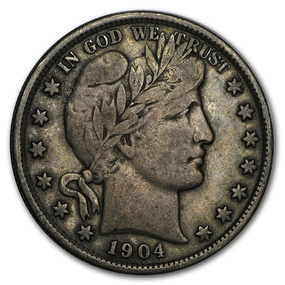 1904 Barber Half Dollar VF