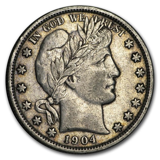 1904 Barber Half Dollar XF 1904 Barber Half Dollar XF