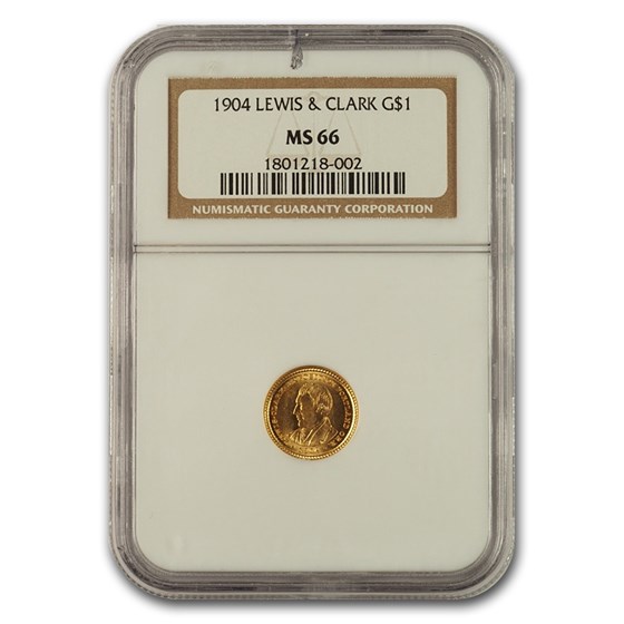 1904 Gold $1.00 Lewis & Clark Commem MS-66 NGC 1904 Gold $1.00 Lewis & Clark Commem MS-66 NGC