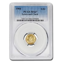 1904 Gold $1.00 Lewis & Clark Commem MS-67 PCGS