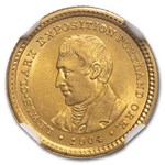 1904 Gold $1.00 Lewis & Clark MS-64 NGC