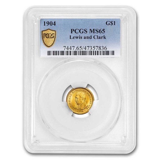 1904 Gold $1.00 Lewis & Clark MS-65 PCGS 1904 Gold $1.00 Lewis & Clark MS-65 PCGS