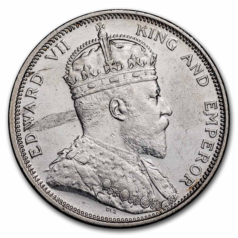 1904-H Straits Settlements Silver Dollar AU