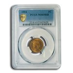 1904 Indian Head Cent MS-65 PCGS (Red/Brown)