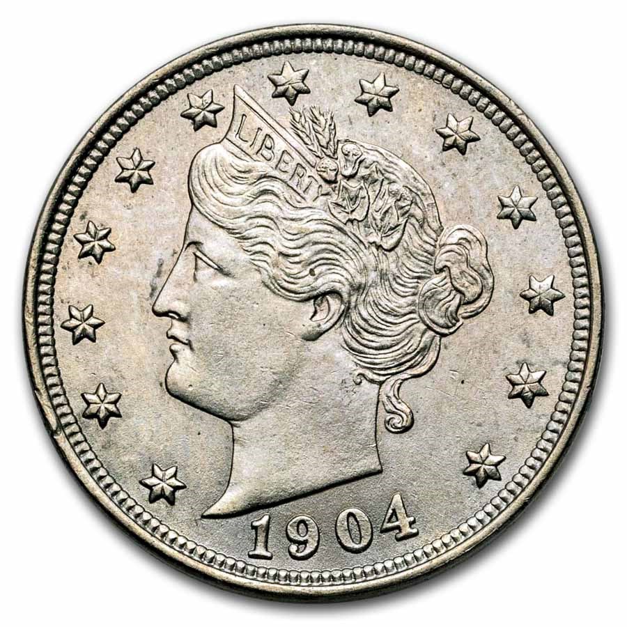 1904 Liberty Head V Nickel BU