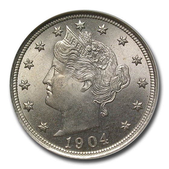 1904 Liberty Head V Nickel MS-64 NGC 1904 Liberty Head V Nickel MS-64 NGC