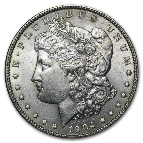 1904 Morgan Dollar AU-58 1904 Morgan Dollar AU-58