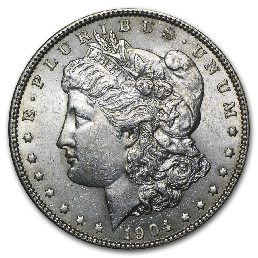 1904 Morgan Dollar AU-58