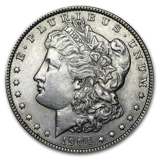 1904 Morgan Dollar AU 1904 Morgan Dollar AU