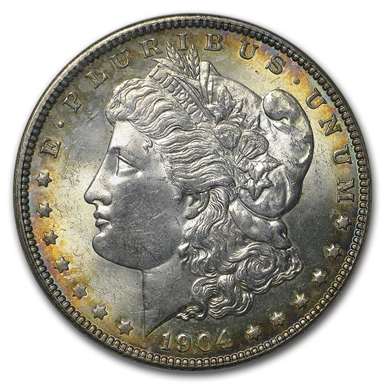 Buy 1904 Morgan Dollar MS-64 NGC (Toned) | APMEX