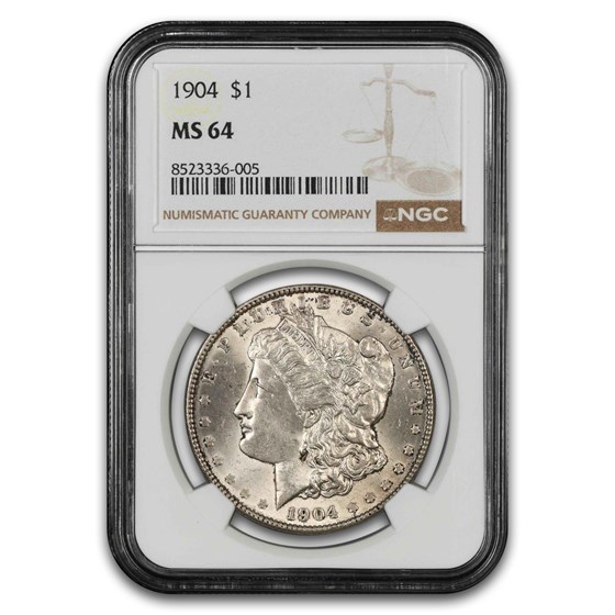 1904 Morgan Dollar MS-64 NGC