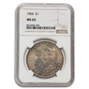 1904 Morgan Dollar MS-65 NGC